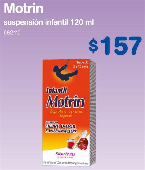 Motrin Suspensión Infantil 120ml Oferta En Farmacias Benavides