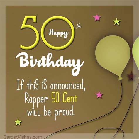 Happy 50th Birthday Wishes Messages And Images