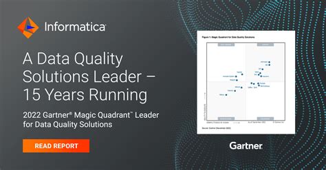 2022 Gartner Magic Quadrant For Data Quality Solutions Informatica