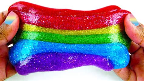 Rainbow Glitter Slime Diy Fun And Easy How To Make Slime Sparkly
