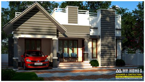 3 Bhk Contemporary Style Low Budget Home Design In Kerala