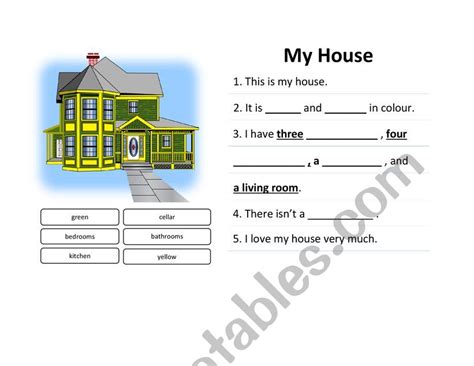 My Dream House Esl Lesson Plan House Design Ideas