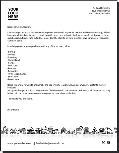 The individual or attorney writing the letter, the 'claimant', informs the insurance company that they intend to seek monetary repayment to satisfy. New Agent Letter | Real estate tips, Real estate ...