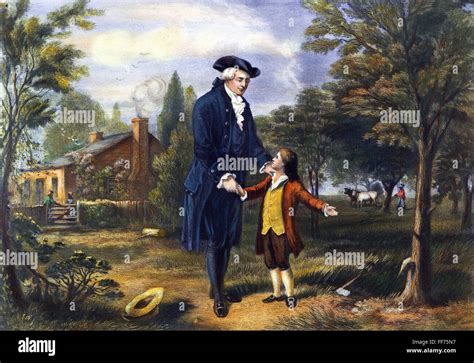 George Washington N1732 1799 1st President Of The United States
