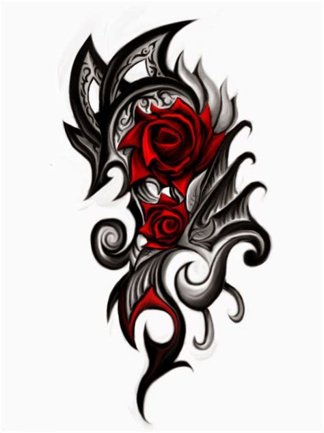 Tattoo In Gallery Tribal Rose Tattoos Designs