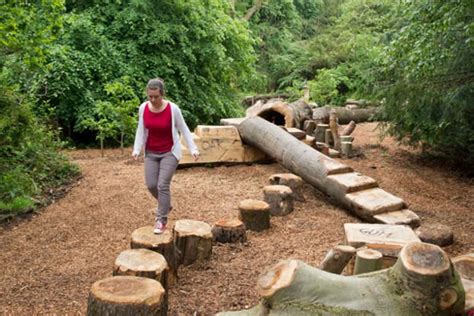 Log Trail Attractions At Kew Gardens Kids Garden Play