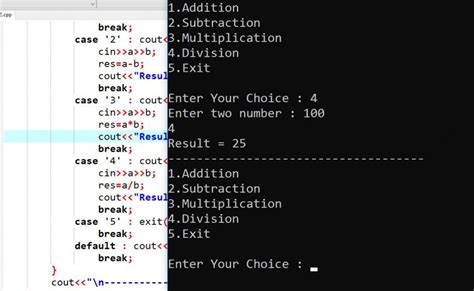 How To Make Simple Calculator In C Programming Code Examples