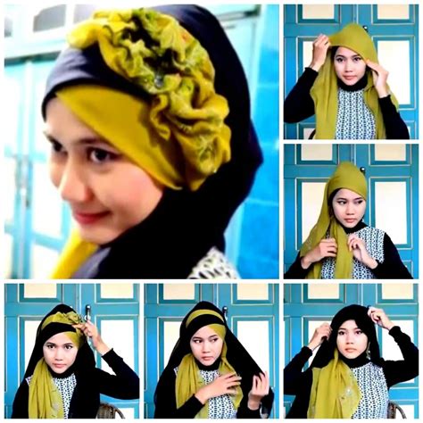Tutorial Hijab Segiempat Layer Untuk Wisuda Tutorial Hijab Pesta