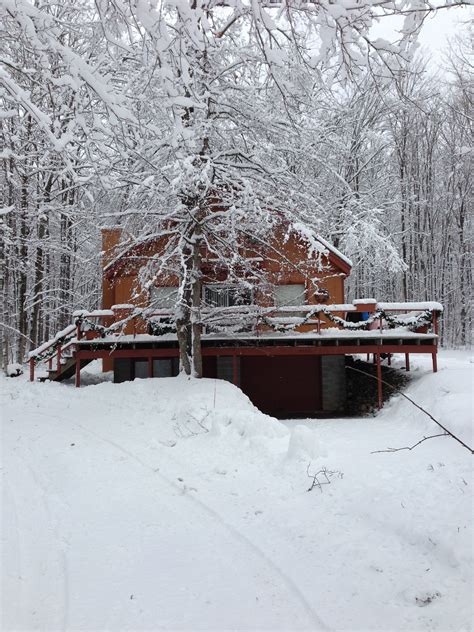 3 A Beautiful Winter Wonderland Our Friends Chalet That We Stay At