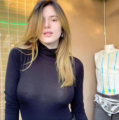 Bella Thorne Braless In See Through Turtleneck Taxi Driver Movie