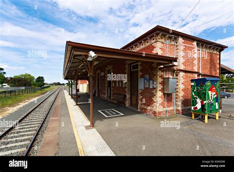 The Circa 1874 Beaufort Railway Station In Beaufort Victoria Australia