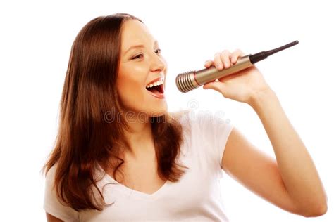 Happy Singing Girl Stock Photo Image Of Concert Modern 62727018