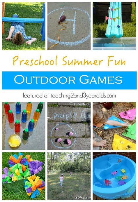 20 Fun Outdoor Games For Preschoolers Preschool Games Outdoor Games