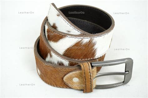 Genuine COWHIDE BELTS With Full Grain Leather Backside Etsy