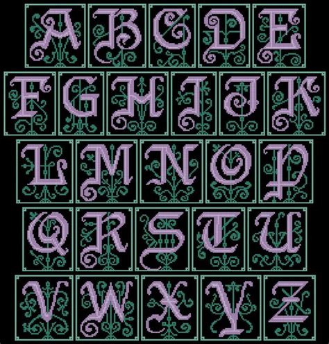 82 Best Images About Victorian Alphabet On Pinterest