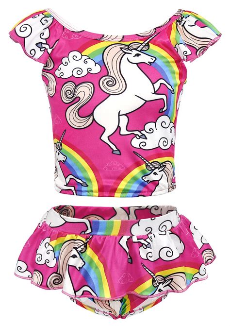 Buy Cotrio Unicorn Swimwear Girls Two Pieces Swimsuit Toddler Bathing