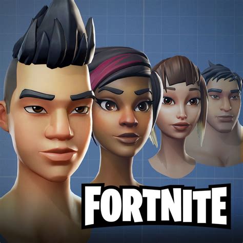 Fortnite Character Heads Batch 02 Airborn Studios On Artstation At