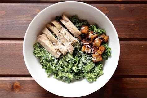 This link is to an external site that may or may not meet accessibility guidelines. Chicken & Kale Avocado Caesar Salad | Frugal Nutrition