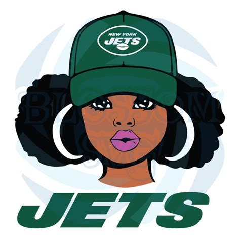 New York Jets Girl Svg Sport Svg Football Svg Football Teams Svg