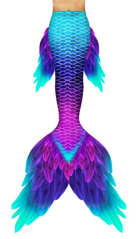 Purple Macaw Mermaid Tail Swimtails Mermaid Tails For Kids Fin Fun