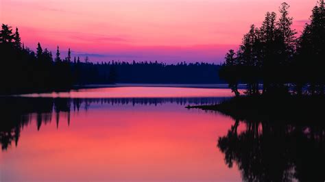 Sunset Lake Reflection Wallpaper 1920x1080 32151