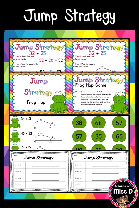 Jump Strategy Teacher Favorite Things Teaching Math Teaching Essentials