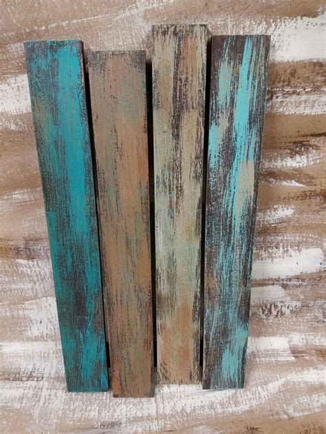 Distressed Wood Plank Multi Color Pallet How To Distress Wood