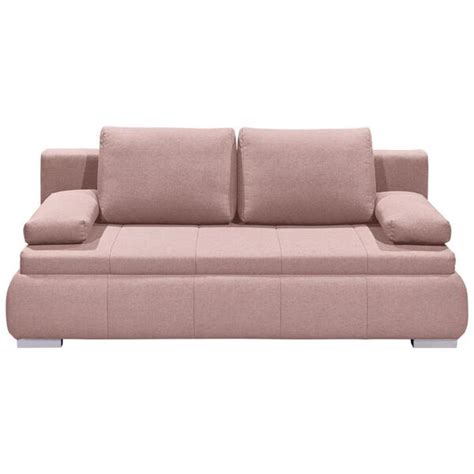Die multifunktionalen sofas können auf zwei weisen zum bett umfunktioniert werden: Sofa mit Schlaffunktion in Rosa 'Norman LUX.3DL' von Mömax ...
