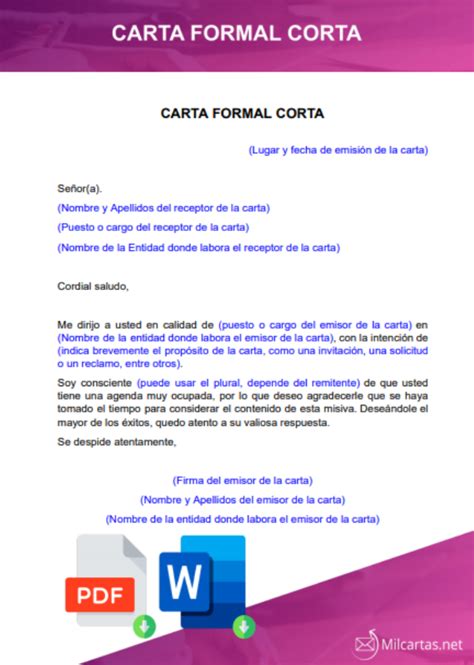 Carta De Saludo Formal Ejemplo Sample Web O Images And Photos Finder