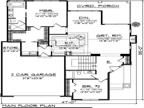 bedrooms bungalow house plans plan ah  bed craftsman