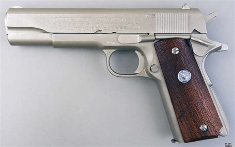 Pistola Colt Mod Mkiv Series 70 Gvt Model Electroless Cal 45 Acp