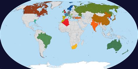 Map Globalworldpowers