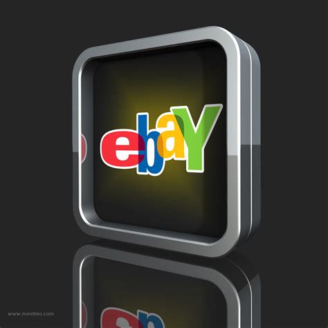 eBay logos rendered with a variety of objects - Norebbo