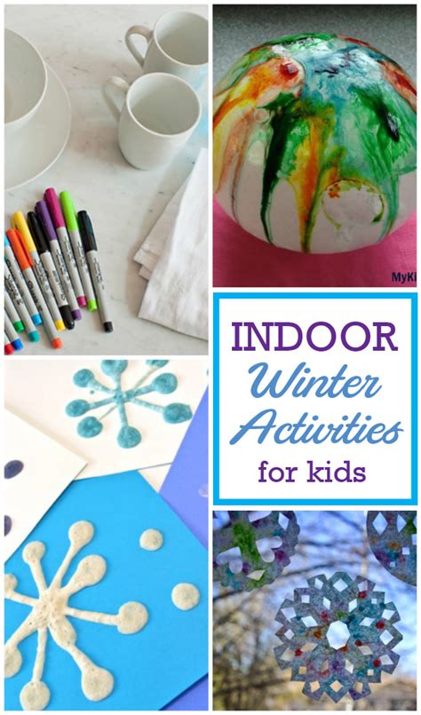 Fun activity for the kids at any time of the year. Indoor Winter Activities for Kids | Design Dazzle | Bloglovin'