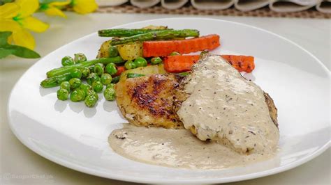 grilled chicken with tarragon sauce by sooperchef youtube