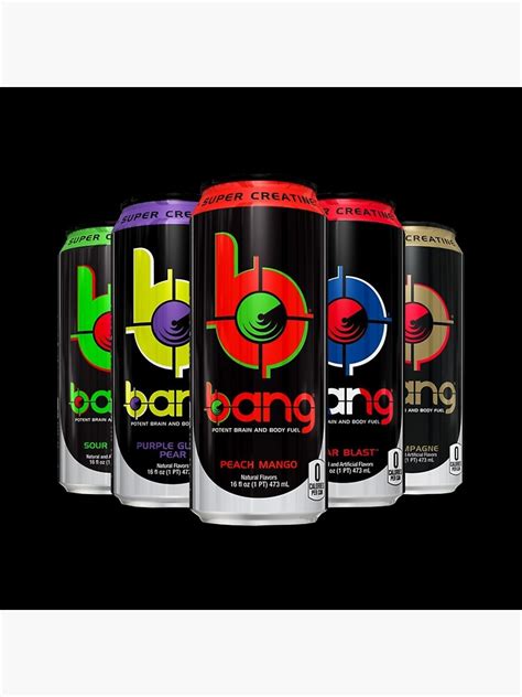 BANG ENERGY DRINK LOGO Poster By ShyanVolkm44 Redbubble