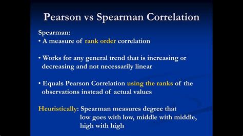 correlation introduction [part 2]pearson s product moment spearman s rank order correlation