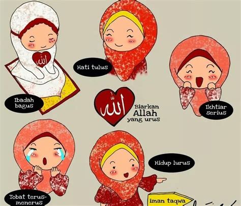 Paling Bagus 10+ Gambar Kartun Muslimah Ikhlas - Richa Gambar