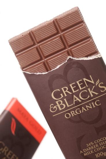 Green Blacks Organic Chocolate Bars Editorial Stock Photo Stock Image