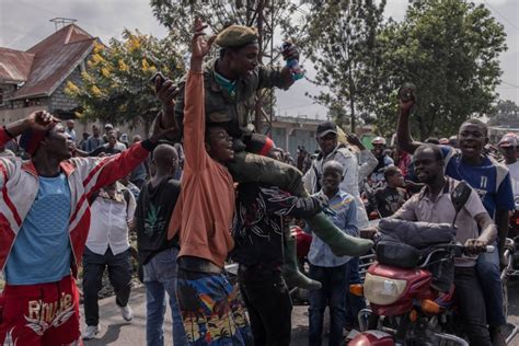 Congolese Protest Against West Rwanda In Eastern City Of Goma