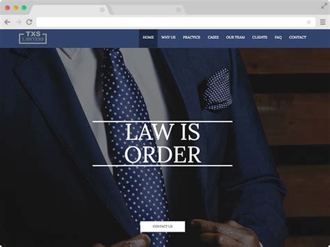 Since it is primarily focused on law companies they can take good benefits of the theme and use them fully. Free Lawyer Attorney Law Firm Website Template - Texas Lawyer
