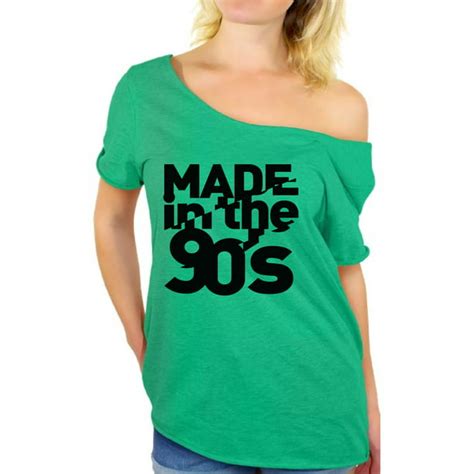 Awkward Styles Awkward Styles Made In The 90s Off Shoulder Shirt 90 S Party Shirt 90 S Ladies