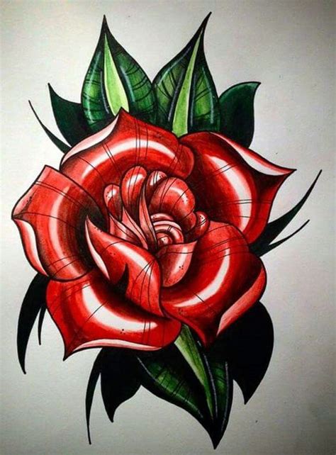 Los Mejores Dibujos De Rosas A Lápiz A Todo Color