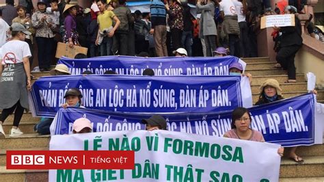 Vụ Formosa Hàng Ngàn Người Dân Biểu Tình Tại Hà Tĩnh Bbc News Tiếng Việt