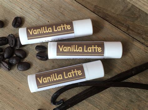 Vanilla Latte Lip Balm Lipgloss Handmade Vanilla Flavored Etsy