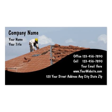 Construction Business Cards Zazzle
