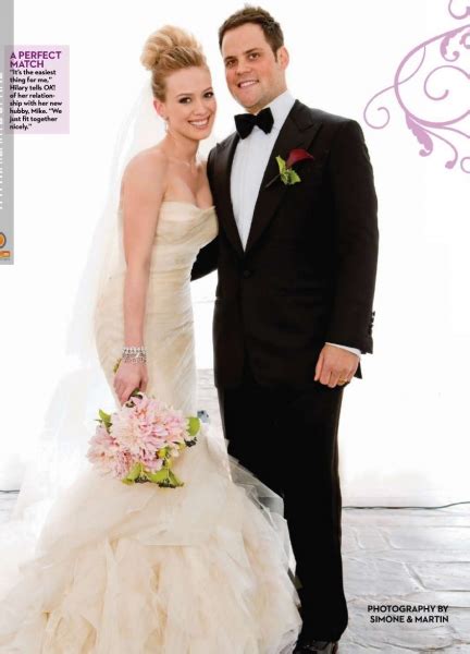 Celebrity Wedding Hilary Duff Marriage Vows