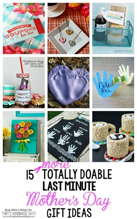 She means a lot to you after all. 15 More Totally Doable Last Minute Mother's Day Gift Ideas ...