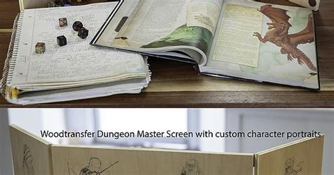 How To Make A Wood Transfer Dungeon Master Screen Album