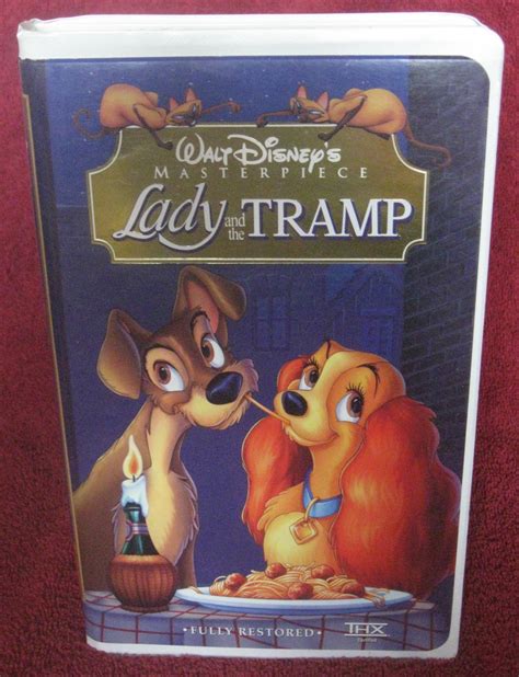 Lady And The Tramp Vhs Walt Disney Home Video Masterpiece Collection